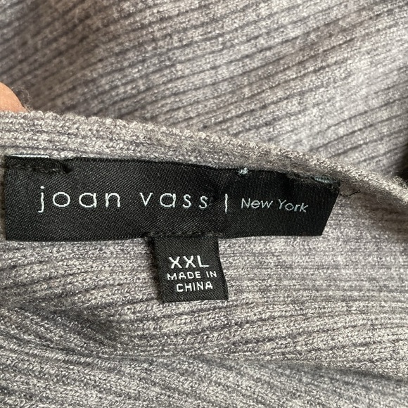 Joan Vass NY XXL dolman sleeve stretch knit - Picture 5 of 6